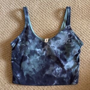 Lululemon Blue Tie-Dye Align tank